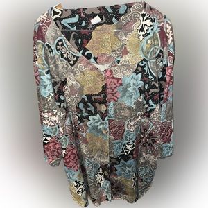 Vintage Basic Editions plus size Woman button down